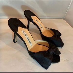 Manolo Blahnik Satin Heels